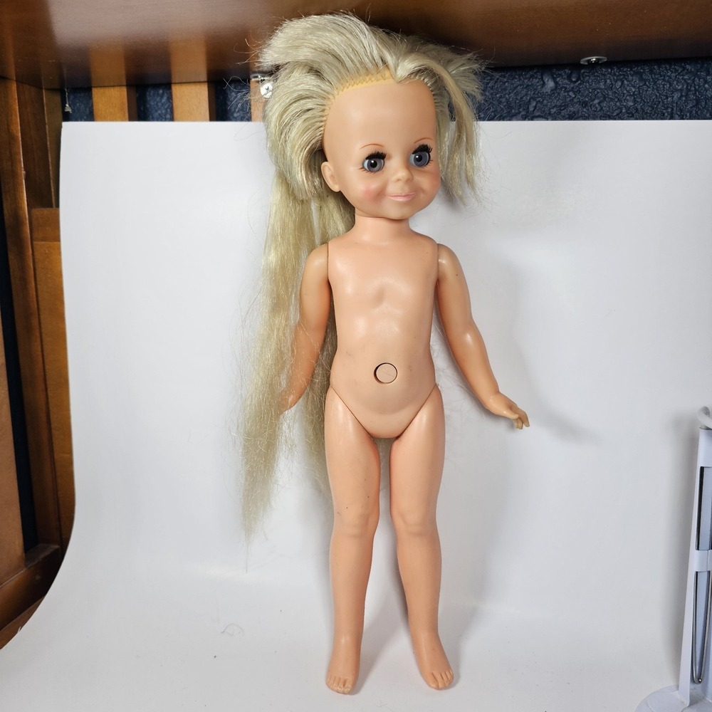 Vintage Ideal Toy Corp Crissy Dolls 1968 Velvet Movin Groovin Hair Grows